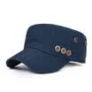 IKEWA BQM-20160013-zangqing hat male spring summer Korean flat top hat cap fashion sunscreen sun hat outdoor shade baseball cap navy