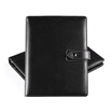 Morning light M & G APYJ4B19 A5 business loose-leaf leather leather leather diary notebook notebook 60 pages dark black