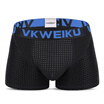 VKWEIKU British pants men&39s underwear flat angle trousers men&39s underwear four corners underwear black L