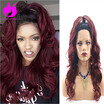 Amethyst Top Selling Body Wave Lace Front Wigs For Black Women 10A Grade 1b99j Ombre Color Lace Front Wig