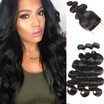 7a Grade Malaysian Body Wave With Closure Wet And Weave Human Hair Weave With Closure Malaysian Virgin Hair With Closure 4 Bundles