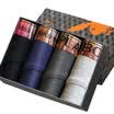 PLAYBOY mens underwear 4 pack gift set shorts triangular underwear