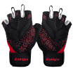 Frenzy kuangmi gloves fitness equipment training horizontal bar riding running sports half finger warm protective palm pressure extended wrist KMh502 2 only installed M code