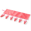 Bancheon Portable Clothes Hanger Clothes Clothes Folding Traveling Hanger Bathroom Pendant Clothes Clamp Watermelon Red