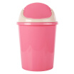 Jingdong Supermarket Sheng Sheng Shang Shang clamshell trash candy color health barrels storage barrels round paper baskets pink large 5131