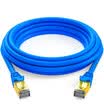 Shanze SAMZHE CAT-710L Engineering Grade 7 CAT7 Copper-plated Double-shielded High-speed Network Jumper 7 Type Finished Cable Network Cable Blue 10m