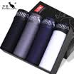 Kangaroo DaiShu 4 installed men&39s comfortable Ming root breathable underwear male navy black iron gray white XXL code