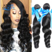 Malaysian Virgin Hair Loose Wave 4 Bundles Unprocessed Virgin Malaysian Hair Weave Loose Curly Human Hair Weave 100g Per Bundle