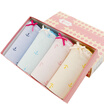 Red beans hongdou ladies underwear soft cotton color stripes printed in the waist sexy girls underwear 4 gift box 17090