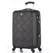 BOYI Trolley Case Male Female Caster 26-inch Luggage Bag ABS Diamond Patterns BY62003 Black