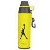 Travelers RUNSIER G9 360ML portable travel suburban insulation cup stainless steel cup sports buckle with anti-wear bag yellow