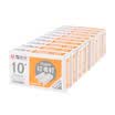 Morning light M & G ABS91633 metal office 10 stapler staples combination set random delivery
