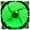 Game Empire GAMEMAX 15 lights green chassis fan 15 bright beads Hyun bright green 12CM shock pad mute fan