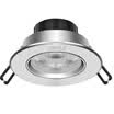 Oupu lighting led spotlights downlight ceiling light aluminum high-silver money 3 only installed 5 watts white light 6500K hole 7-8 cm
