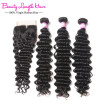 Peruvian Virgin Hair with Closure Peruvian Deep Wave 3 Bundles with Closure Peruvian Deep Curly Virgin Hair with Closure