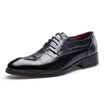 Playboy PLAYBOY ESTABLISHED 1953 Classic men&39s lace business wedding shoes British round dress shoes men&39s shoes black 42