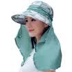 Lan Shiyu M0390 sun hat female summer sun sun hat neck can be folded cold cap mint green