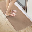 Maiya mat suit coral cashmere kitchen bathroom mat mat 45 120cm 40 60cm gray