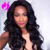 Amethyst Sexy Look Body Wave Brazilian Human Hair Lace Front Wigs With Baby Hair