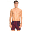 Three guns men &39s cotton Arrow pants cotton yarn - dyed home leisure men&39 s shorts red&blue bars 2XL