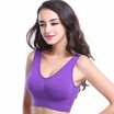 Arctic cashmere sports bra no steel ring sexy comfortable underwear sports vest deep purple M
