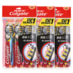 Colgate Multi-Effect Charcoal Fiber Toothbrushes 9pcs