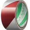 Polar bear WA-044R red&white warning tape 48mm 20y 183 meters 1 package with a crossed zebra tape