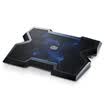 CoolerMaster X3 notebook cooling pad 20cm fan blue support 9-17 inch notebook