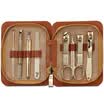 Jingdong Supermarket 777 Nail Knife Set Nail Scissors Repair Beauty&Beauty Combination 8pcs Set NTS-3007G Teak Brown Import
