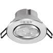 Three male aurora led spotlights Star Yao Yao thin background wall ceiling cows eye light 3W hole 75MM car aluminum 6000K white light two loaded