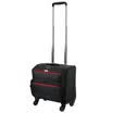 Hanke HANKE Trolley Case Men&39s&Women Business Documents Computer Traveling Case Caster Cabinet Wear-resistant boarding box H8662 16-inch black with red