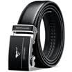 SEPTWOLVES Mens Belt with Auto-Lock Buckle Black