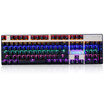 Saisi Sades Bei Ying Metal Marquee Luminous Power Game Machine Keyboard Computer Home Peripheral Wrangler Style Black Blush Red Shaft