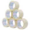 Deli 33014 Transparent sealing tape 60mm 60m 50um 6 rolls tube