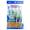 three laughs colorful times to protect the toothbrush 4 packs