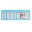 Deli 8334 soft card card sets work permit staff card horizontal 6 blue