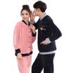 Palladium Pajamas Home Service Men Women Autumn&winter thick coral cashmere pajamas cartoon long sleeves coral cashmere home suit 801 male - possession of green L 170