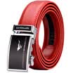 Seven Wolves Belt Benming Men Bulls Business Auto Button Middle-aged Trousers Men&39s Wedding Red Belt Casual 7A01036530 Red