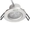 NVC LED Spotlight Adjustable Angle Ceiling Spotlight E-NLED164D Sand Silver White 5W
