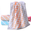 Matte LOFTEX exports of Australian cotton towel yarn-dyed multi-arm shares thickening soft water gradient grape towel 128g article orange 34 74cm