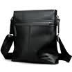 Bo men bag shoulder bag leather Messenger bag leisure wild men bag black 711-002523