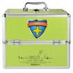 Jin Longxing R8035 double open family medicine box home first aid kit out of the box medicine storage box cosmetics finishing box Tsui green