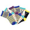 LOONEY TUNES Lok A Tong Kids Socks Striped Ran Rabbit Hips Four Seasons Combed Cotton Cute Childlike Fun Baby Socks 6 Double Dress 18-20cm