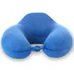 Car kiss memory cotton U-shaped pillow car headrest slow rebound neck pillow royal blue