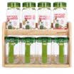 Lock & lock Seasoning Bottle Set Green Mixing Box Set 430ml Seasoning Tank 4 380ml Seasoning Tank 4 Wooden Shelf HPL949S8