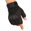Antarctic Half Knuckle Men Outdoors Fighting Fitness Riding Tactical Gloves NM-407 Black L