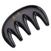 Carpenter MrGreen M-7311 black water horns five teeth comb feel thick authentic head meridian massage comb