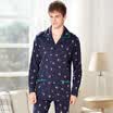 Pine Prison PBENO Piper Ban slave pajamas men&39s cotton long sleeves 2017 new suit 70631034 dark blue XL
