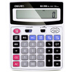 Effective deli 1531 12-digit large-screen voice calculator white