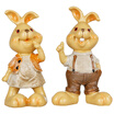 Flower garden set garden wind handicrafts ornaments home decorations living room entrance examination books to send children gifts to send girlfriend couple rabbit couple HS16H04 standing